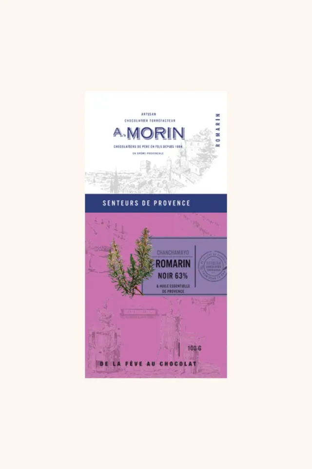 Morin Peru Romarin 63% pure chocolade 100g kruidig