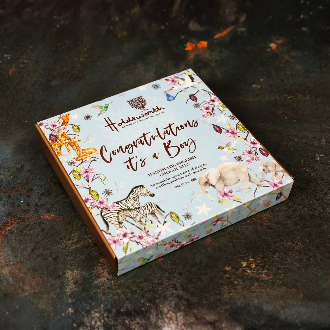 Holdsworth It’s a Boy chocolade cadeaudoos 110g assorti