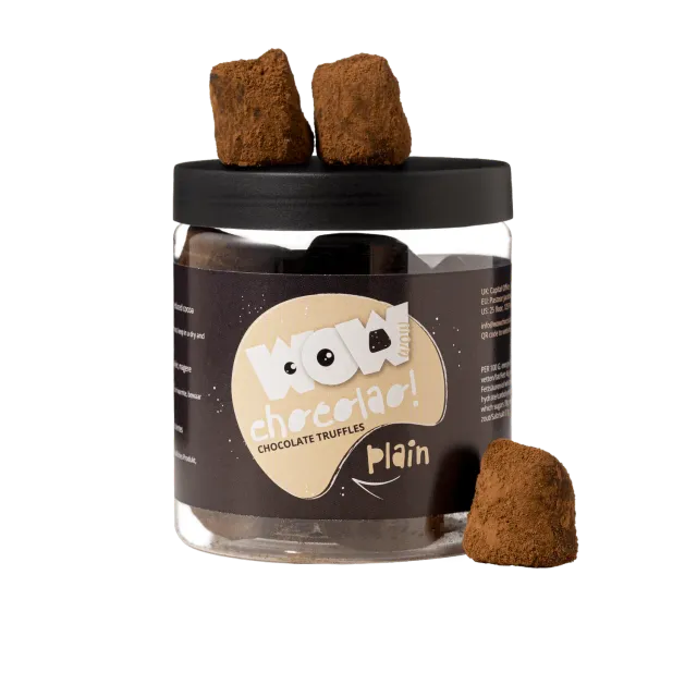 WOW Chocolao Klassiek chocoladetruffels cadeaupot 130g