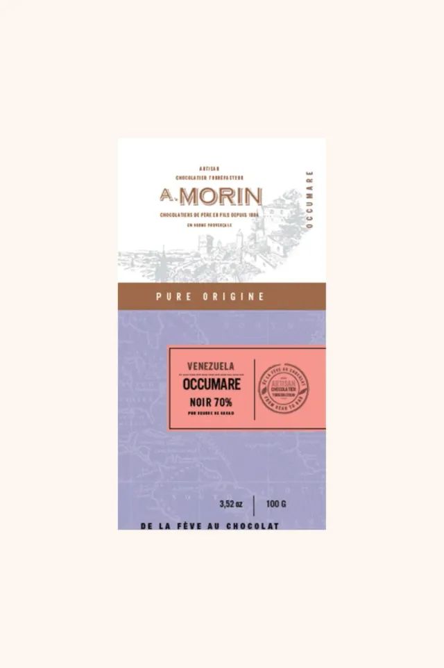 Chocolaterie Morin Occumare pure chocolade 100g 70% puur
