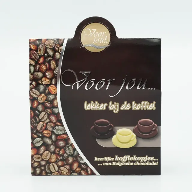 Voor Jou Lekker Bij De Koffie chocolade kopjes