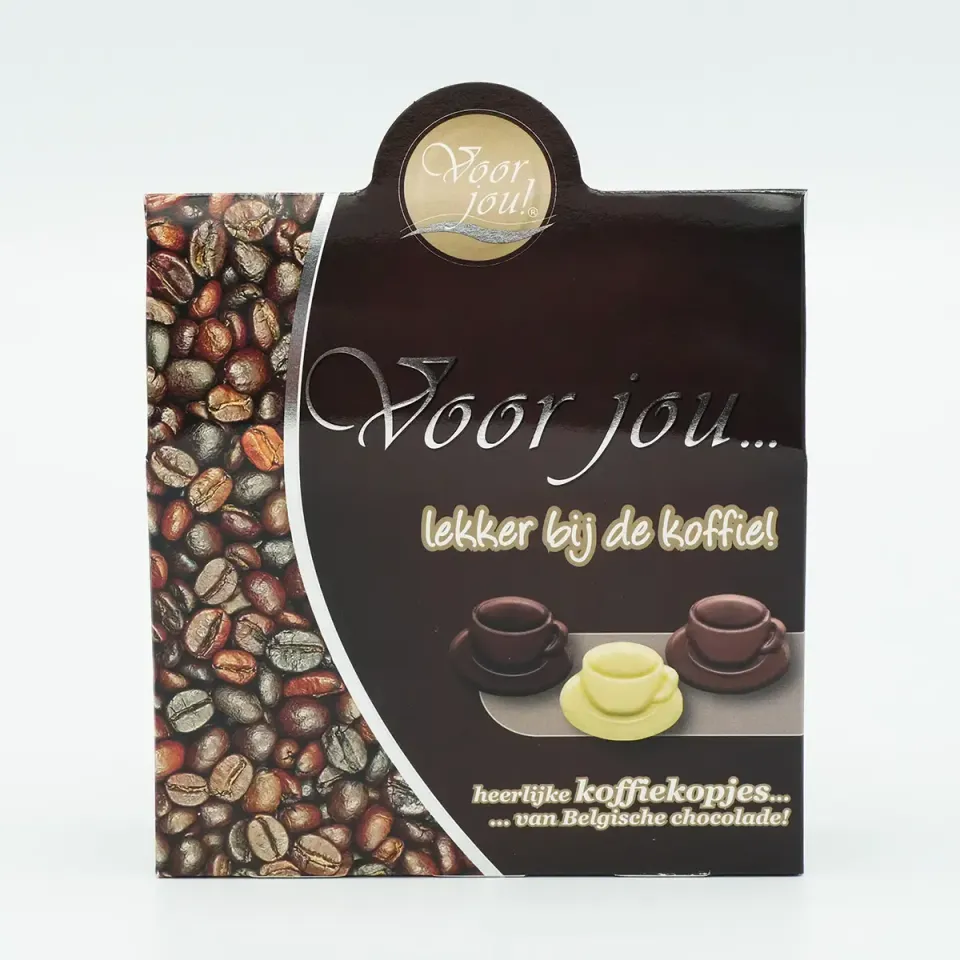 Voor Jou Lekker Bij De Koffie chocolade kopjes