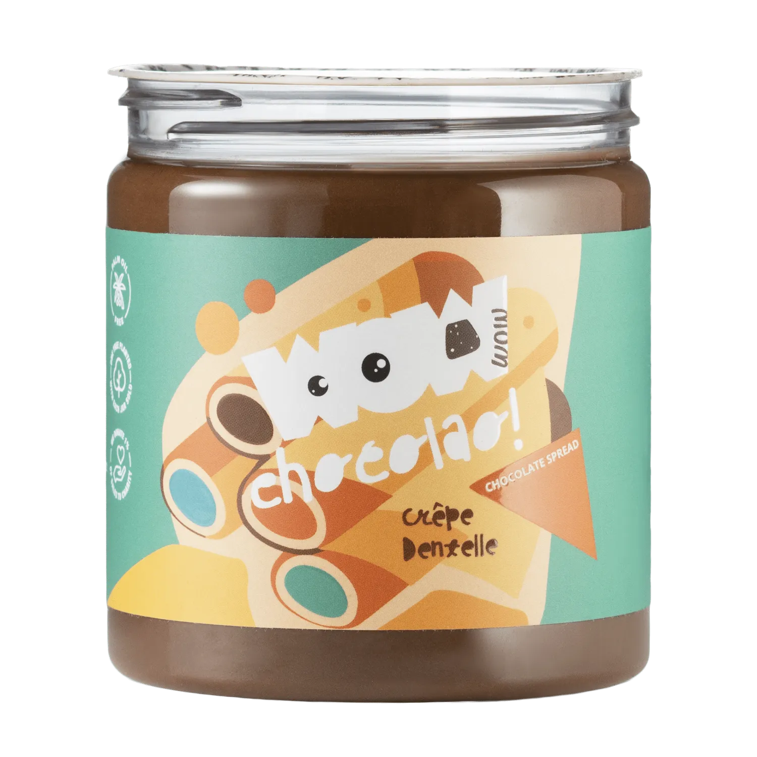 WOW Chocolao Crêpe Dentelle chocoladepasta 275g krokant