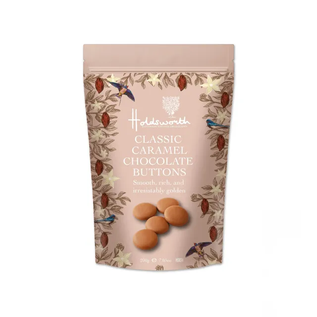 Holdsworth Classic Caramel Milk Chocolate Buttons 200g melk