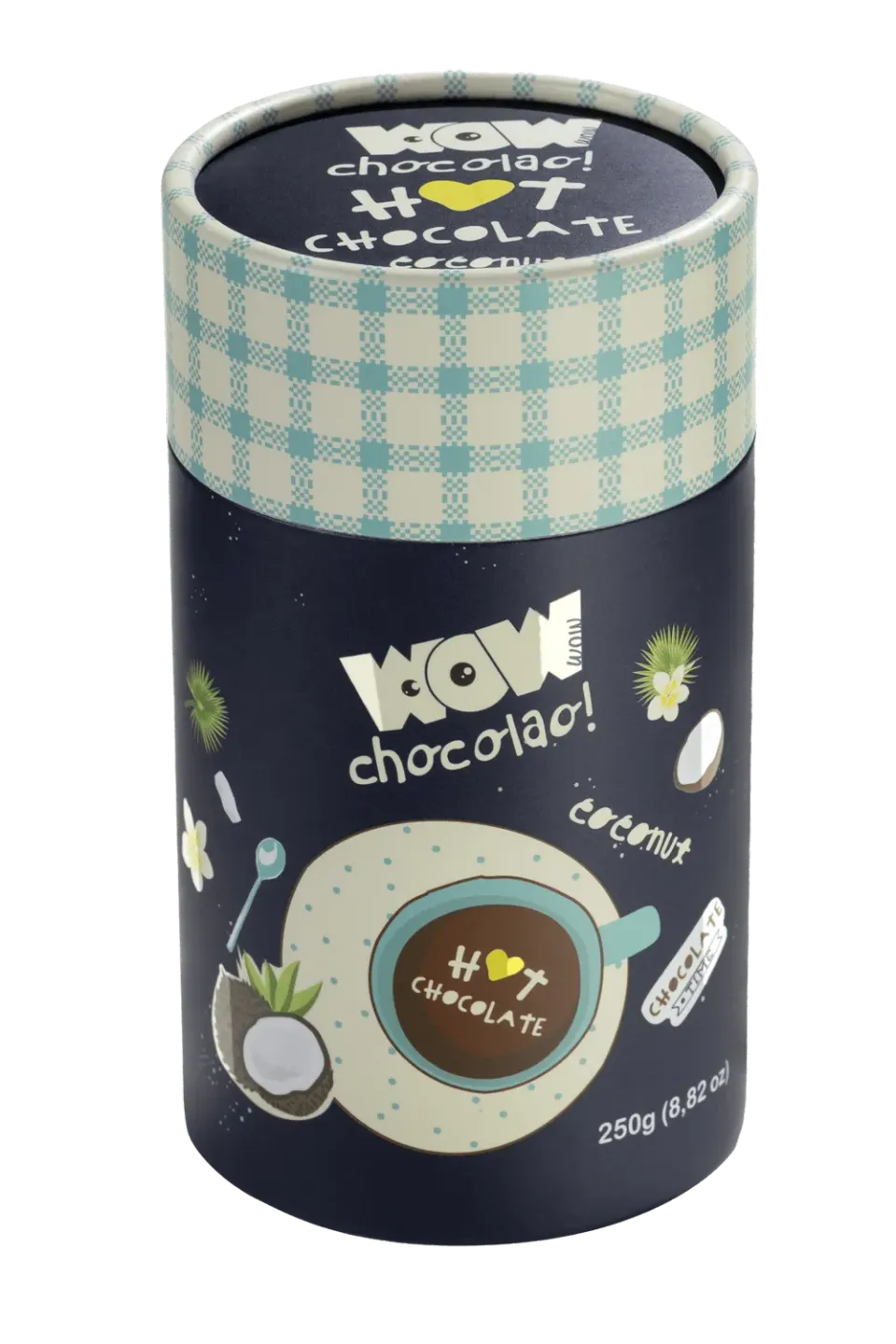 WOW Chocolao Kokos Warme Chocolade 250g romig