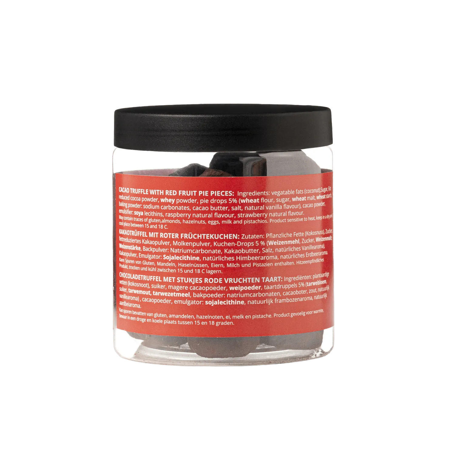 WOW Chocolao Rode Vruchten Taart truffels 130g fruitig