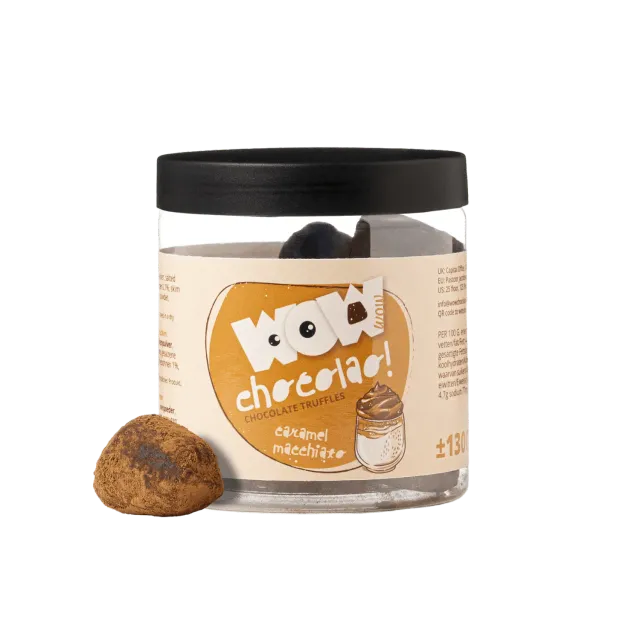 WOW Chocolao Caramel Macchiato Truffels 130g Pot