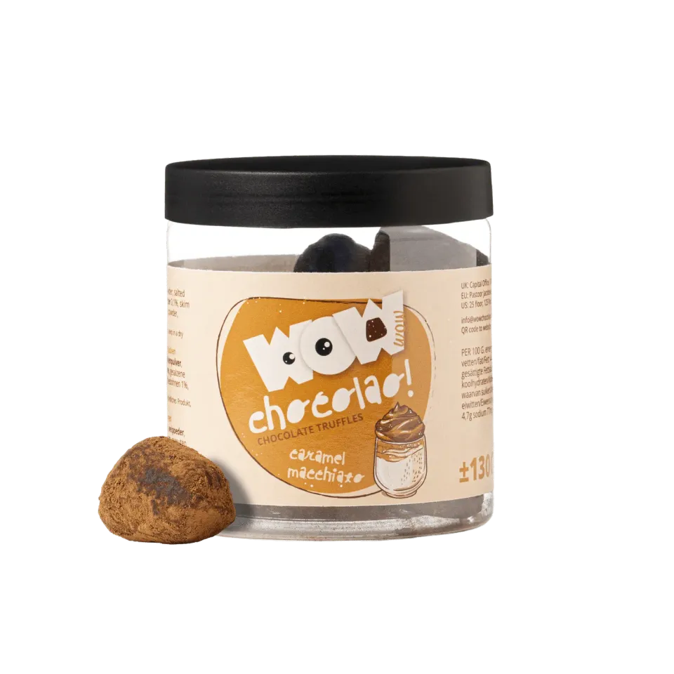 WOW Chocolao Caramel Macchiato Truffels 130g Pot