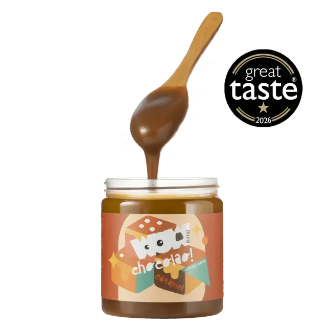 WOW Chocolao Luxe Karamelspread 275g pot karamel