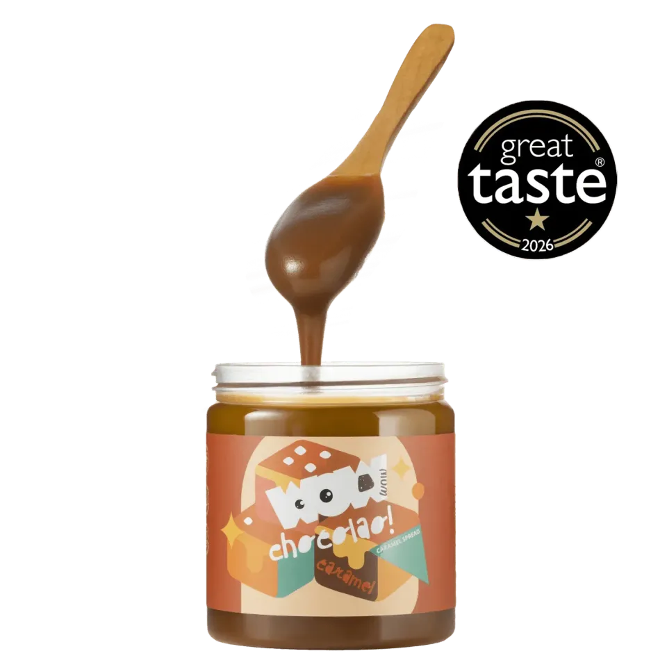 WOW Chocolao Luxe Karamelspread 275g pot karamel