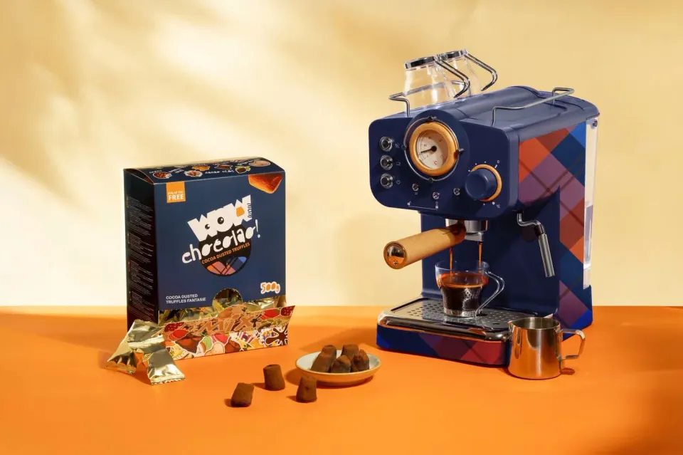 WOW Chocolao Mix Chocoladetruffels Dispenserdoos 500g 10 Smaken
