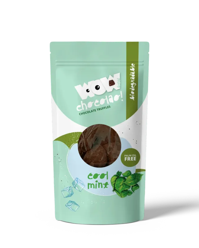 WOW Chocolao Munt Chocoladetruffels 200g fris