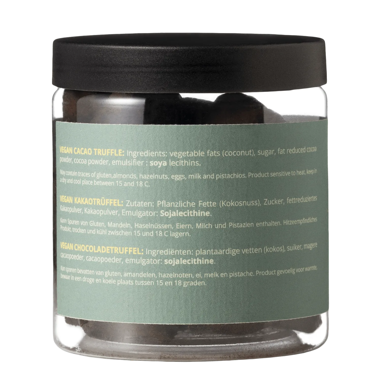 WOW Chocolao Vegan Zomer Truffels 130g Pot Zuivelvrij