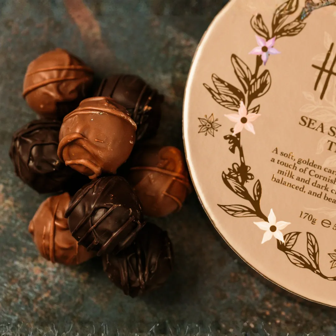 Holdsworth Sea Salt Caramel Chocoladetruffels 170g Melk Puur