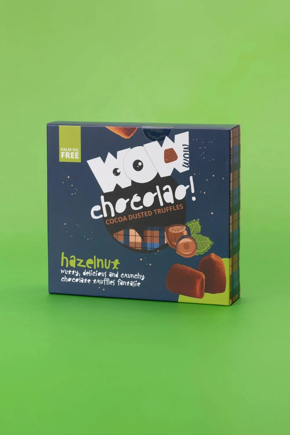 WOW Chocolao Hazelnoot truffels 250g XL box geroosterd