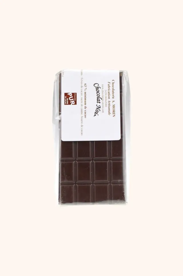 Chocolaterie Morin Tradition pure chocolade 200g 63% blend