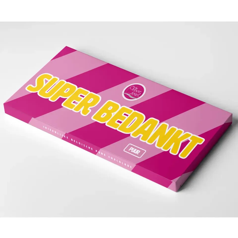 Voor jou Wensreep Super bedankt PUUR reep puur