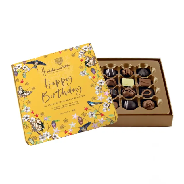 Holdsworth Occasion Gift Boxes bonbons 200g Happy Birthday