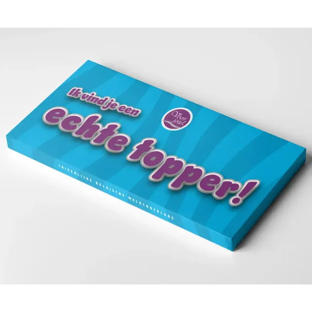 Voor jou Wensreep Topper chocoladereep melk cadeau