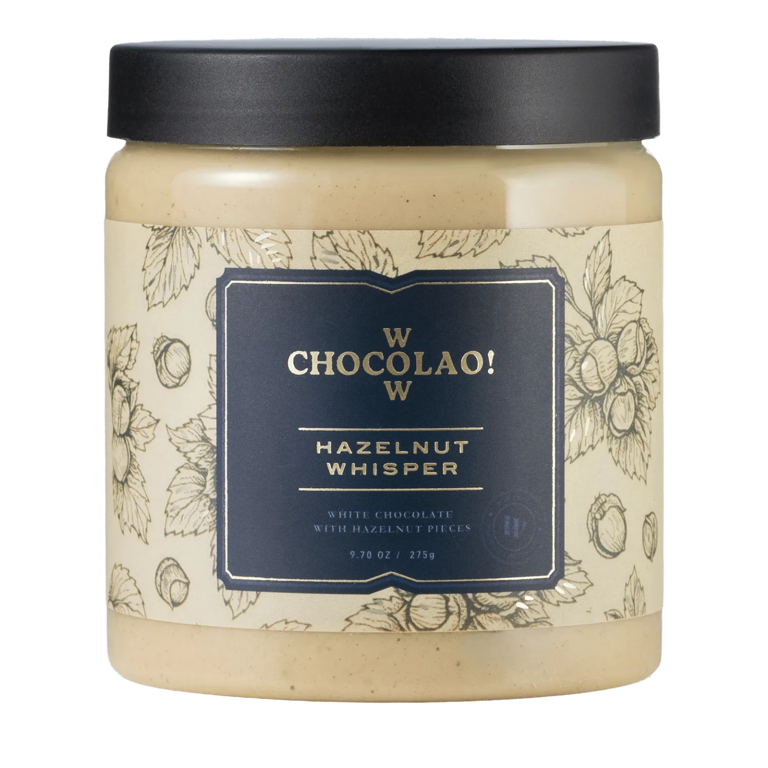WOW Chocolao Hazelnoot Whisper Chocoladepasta 275g Hazelnoot