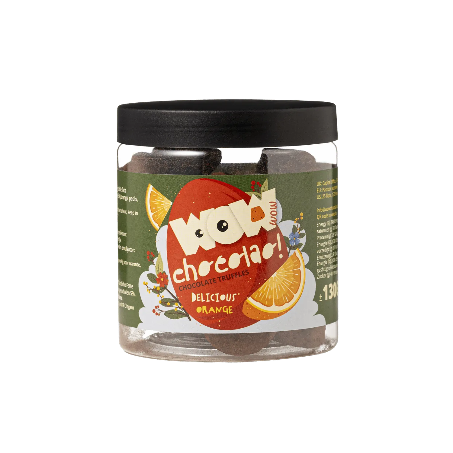 WOW Chocolao Sinaasappel chocoladetruffels 130g paaspot
