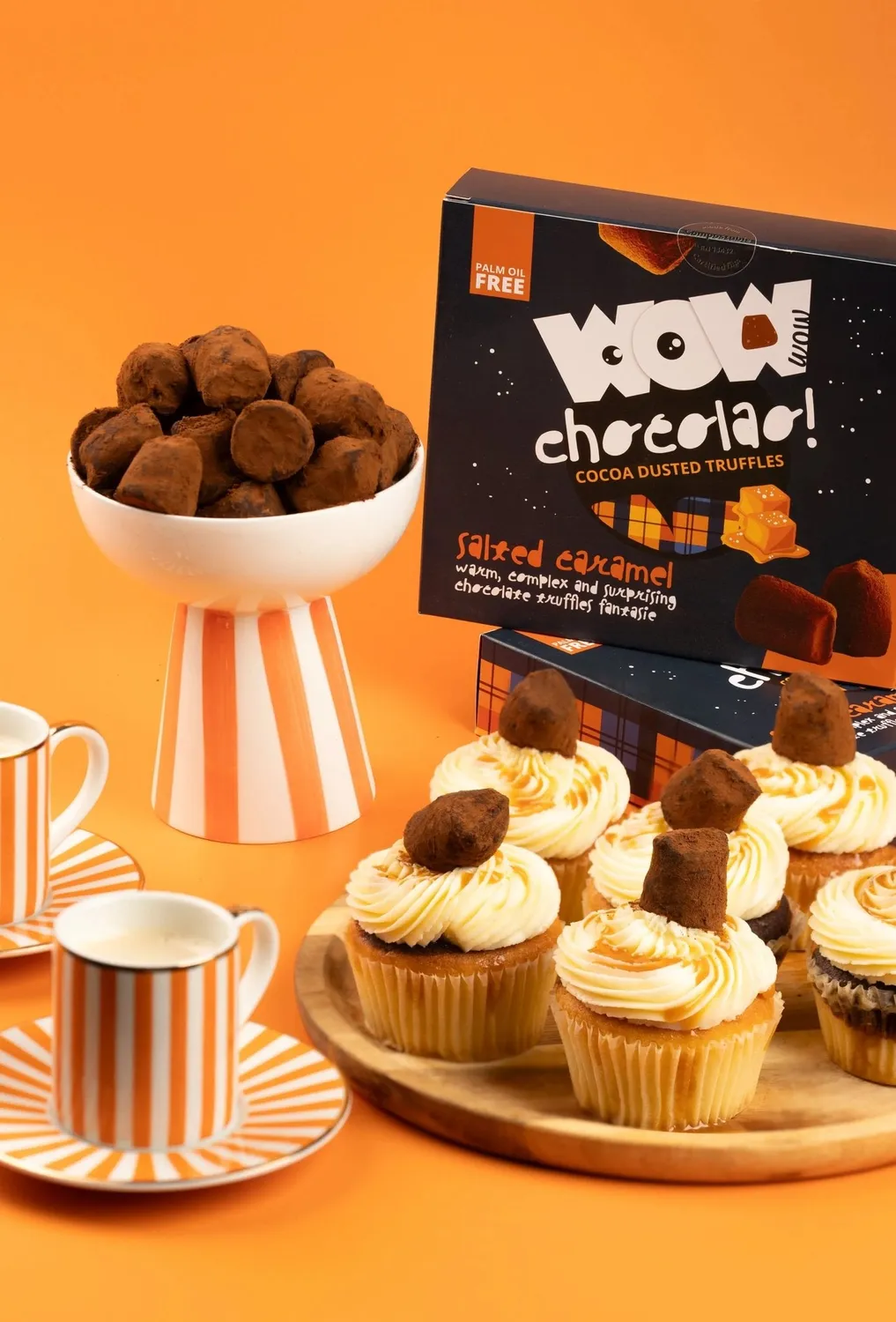 WOW Chocolao Gezouten Karamel Truffels 250g XL Doos