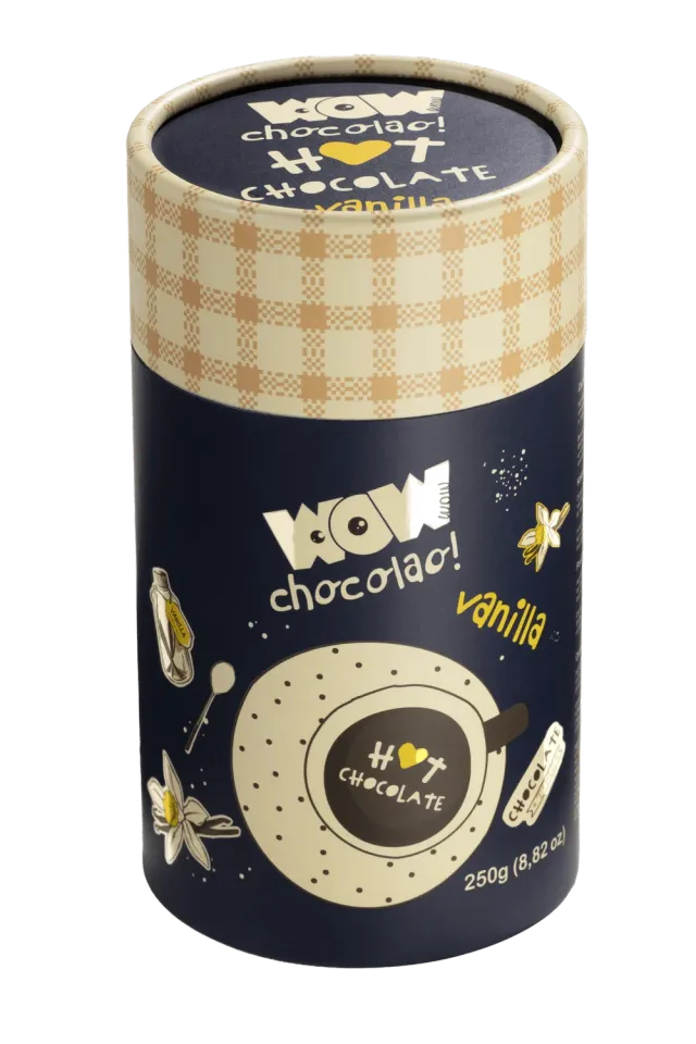 WOW Chocolao Vanille warme chocolademelk 250g echte choc