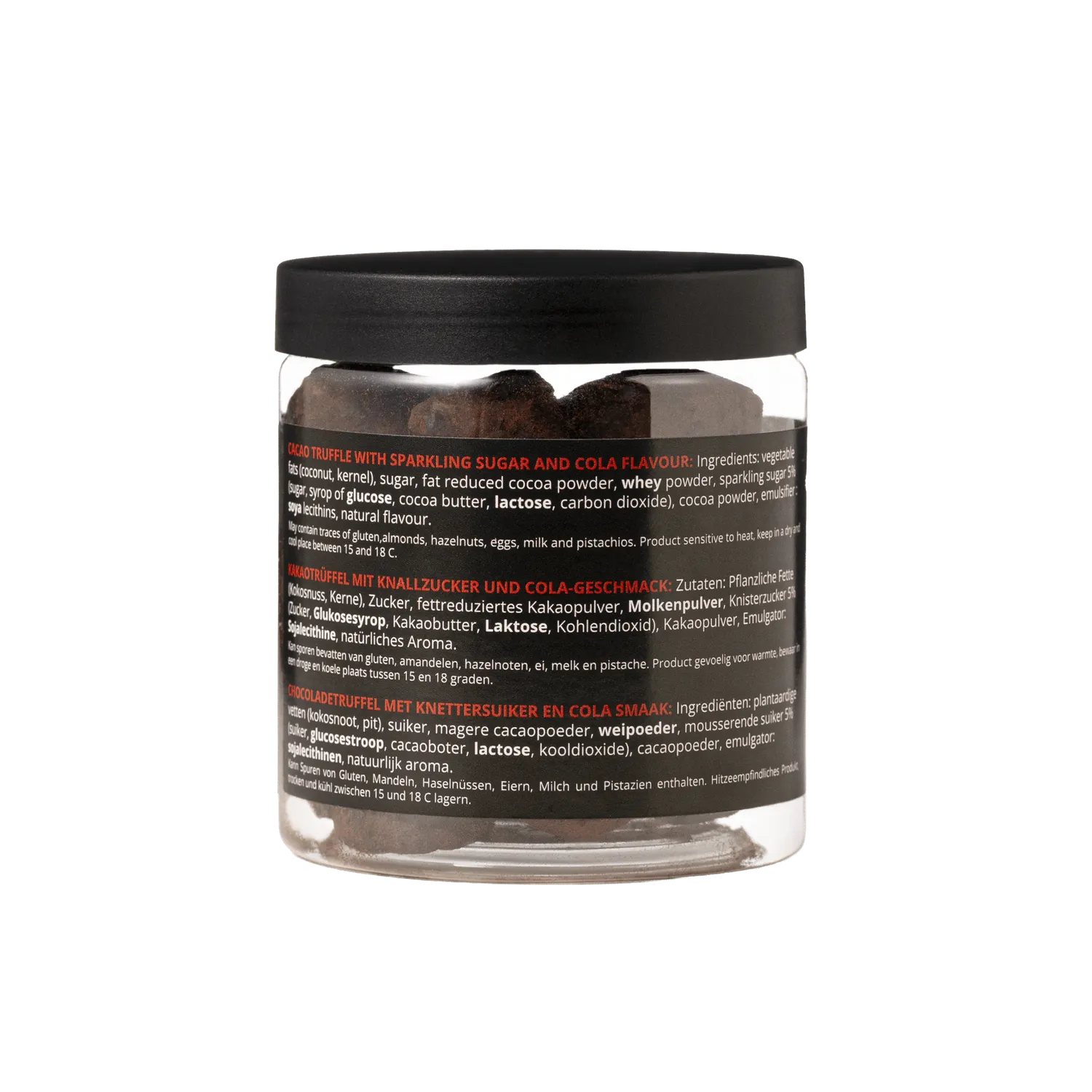 WOW Chocolao Cola Truffels Cadeaupot 130g Bruisend