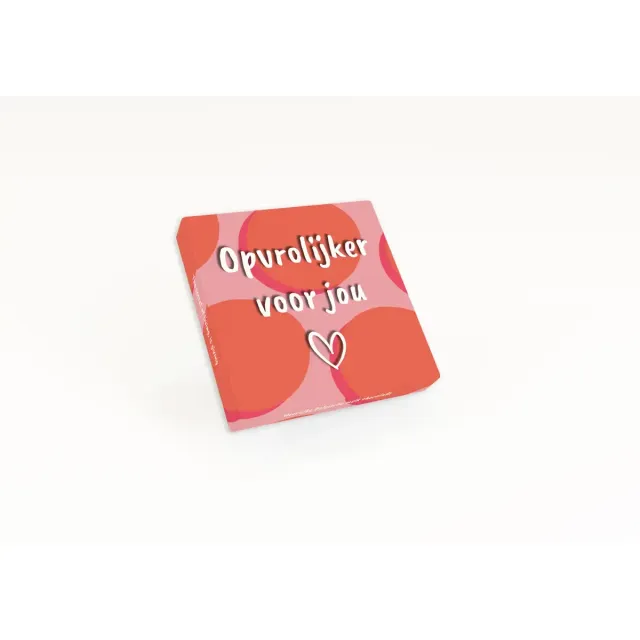 Voor jou Vrolijke lijn Opvrolijker chocolade cadeau