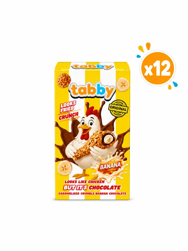 Tabby Drumstick banaan chocolade 12x50g