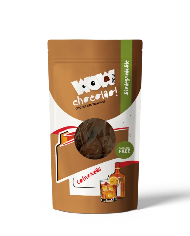 WOW Chocolao Cointreau Chocoladetruffels 200g Sinaasappel