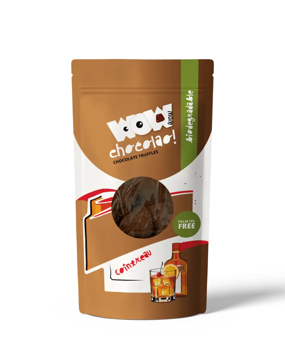 WOW Chocolao Cointreau Chocoladetruffels 200g Sinaasappel