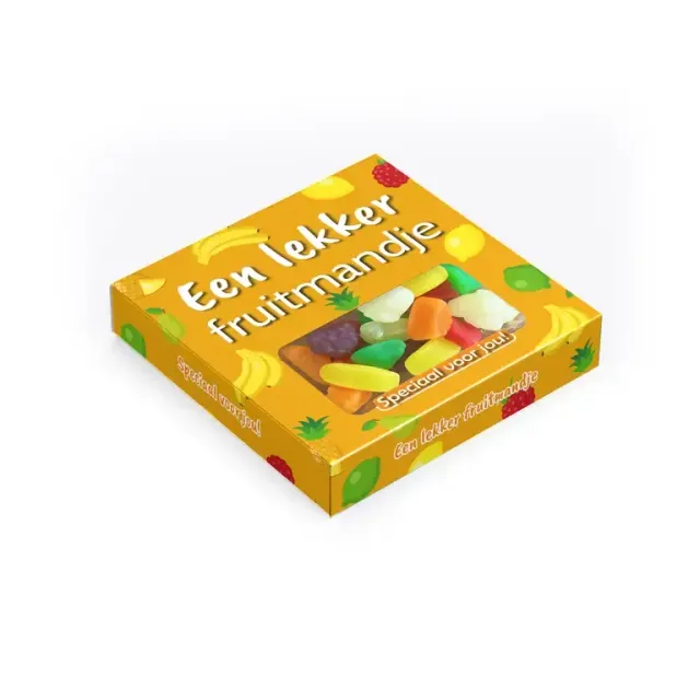 Voor jou Lekker fruitmandje snoepjes fruit cadeau