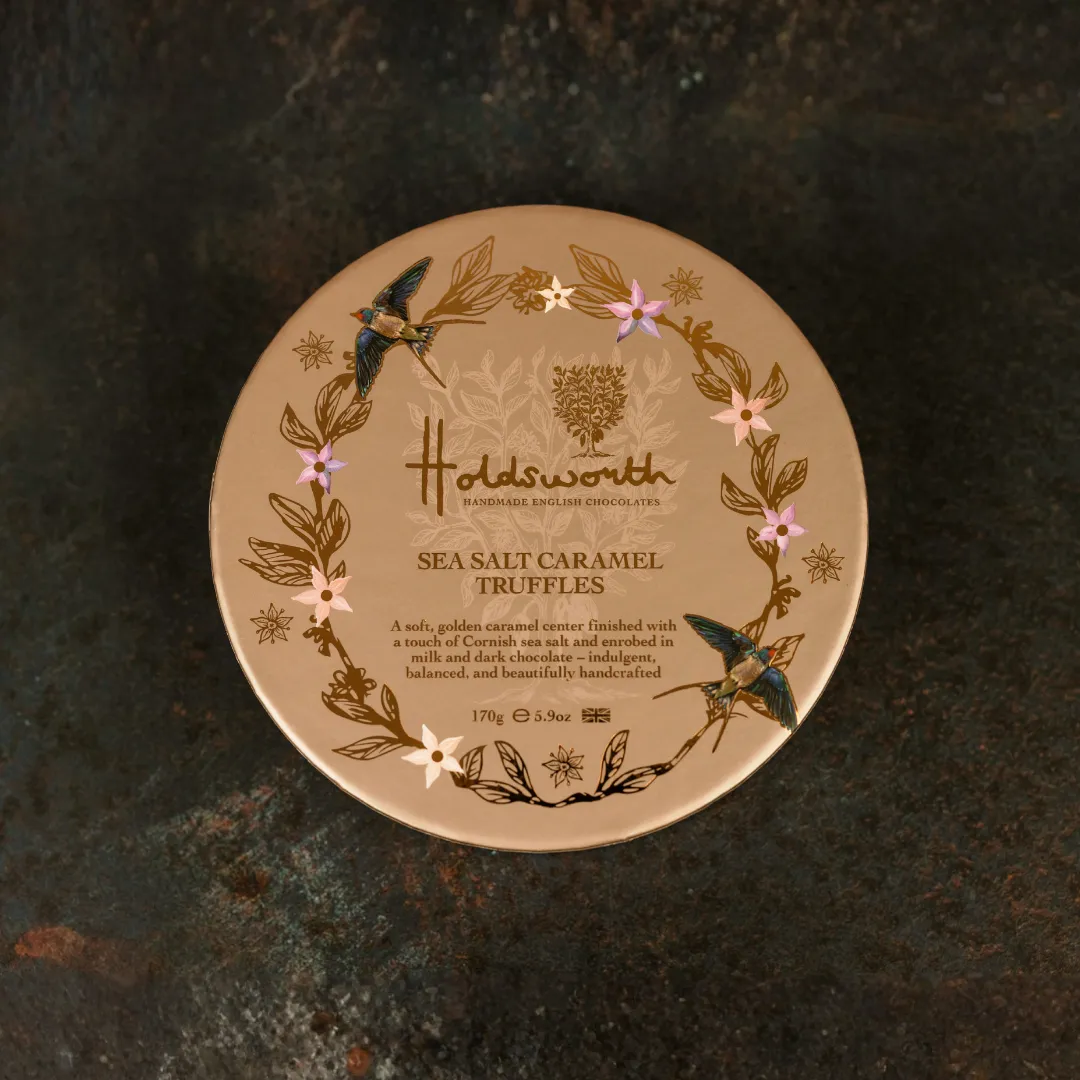 Holdsworth Sea Salt Caramel Chocoladetruffels 170g Melk Puur