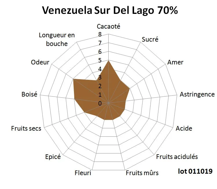 Morin Venezuela Sur Del Lago 70% pure chocolade 100g plantaardig