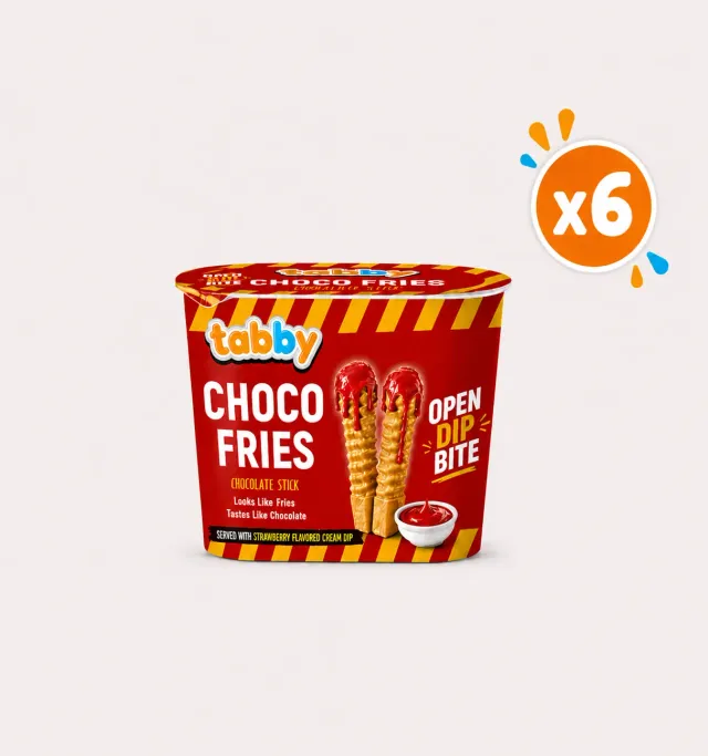 Tabby Choco Fries Chicken Drumstick chocolade 6x40g melk