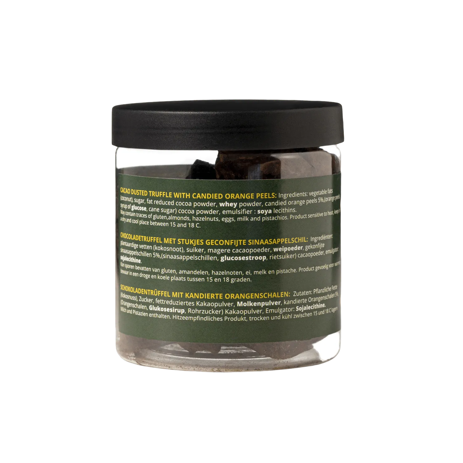 WOW Chocolao Sinaasappel truffels kerst pot 130g citrus