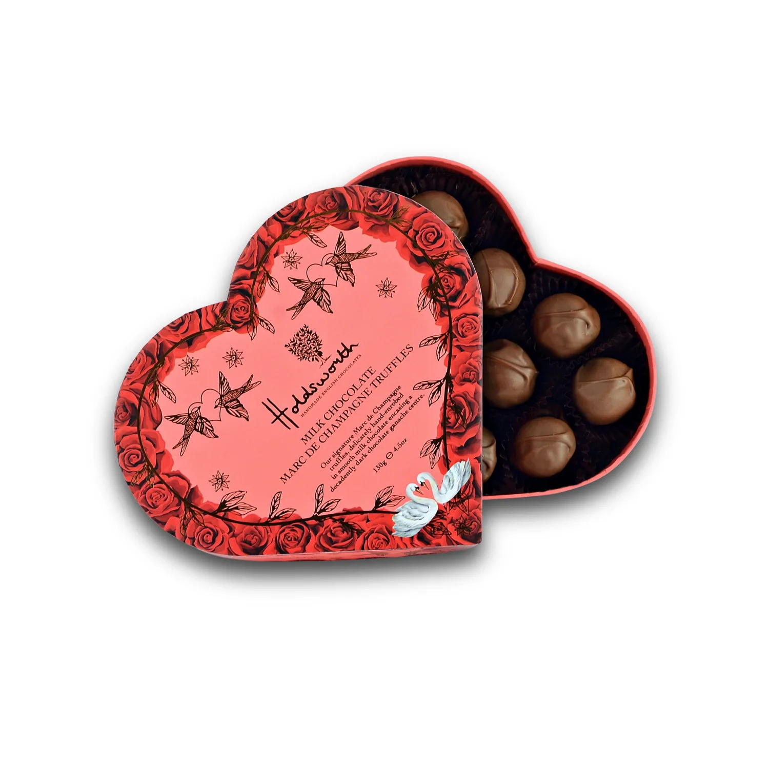 Holdsworth Milk Chocolate Marc de Champagne Truffles 130g melk