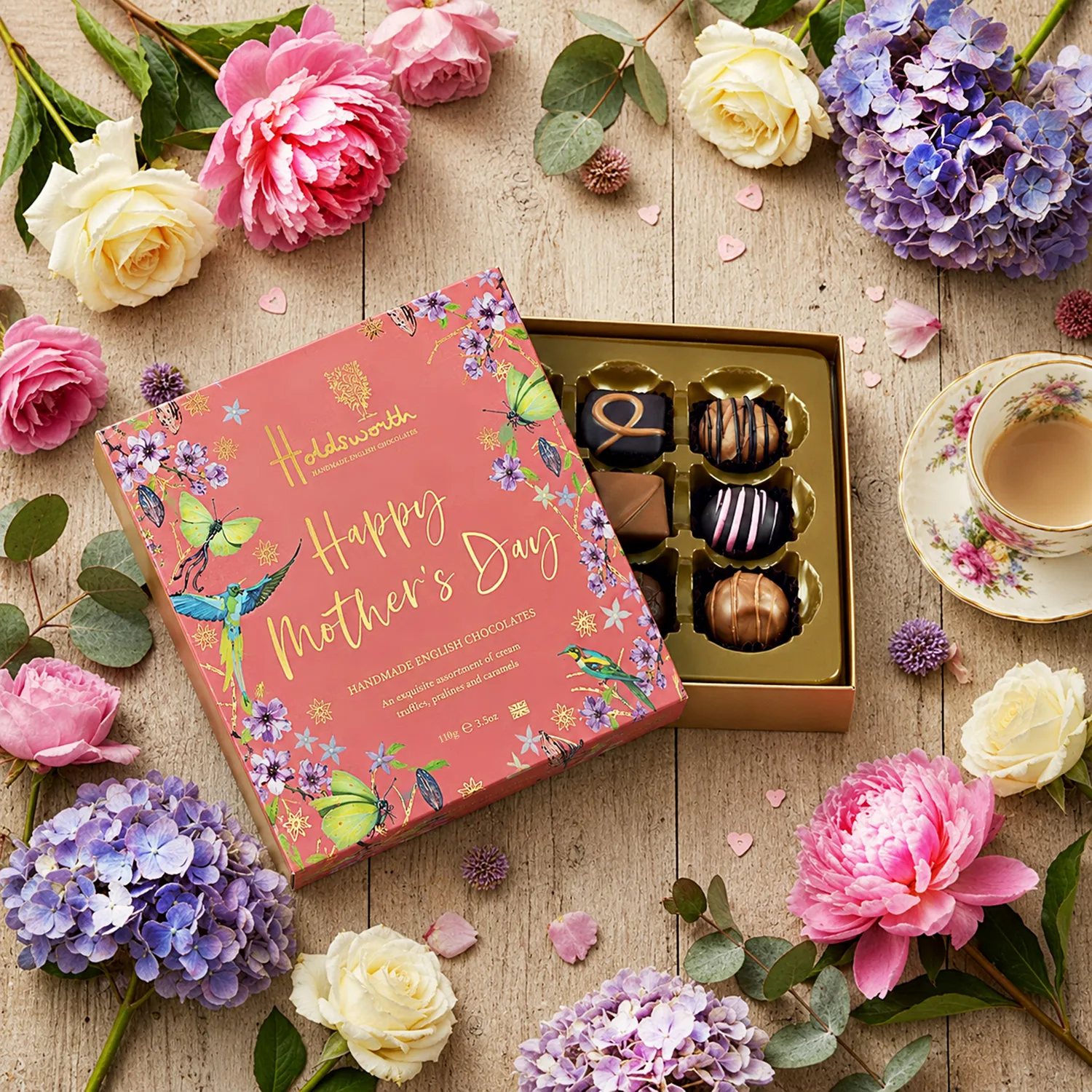 Holdsworth Happy Mother's Day Gift Box chocolade 110g assorti