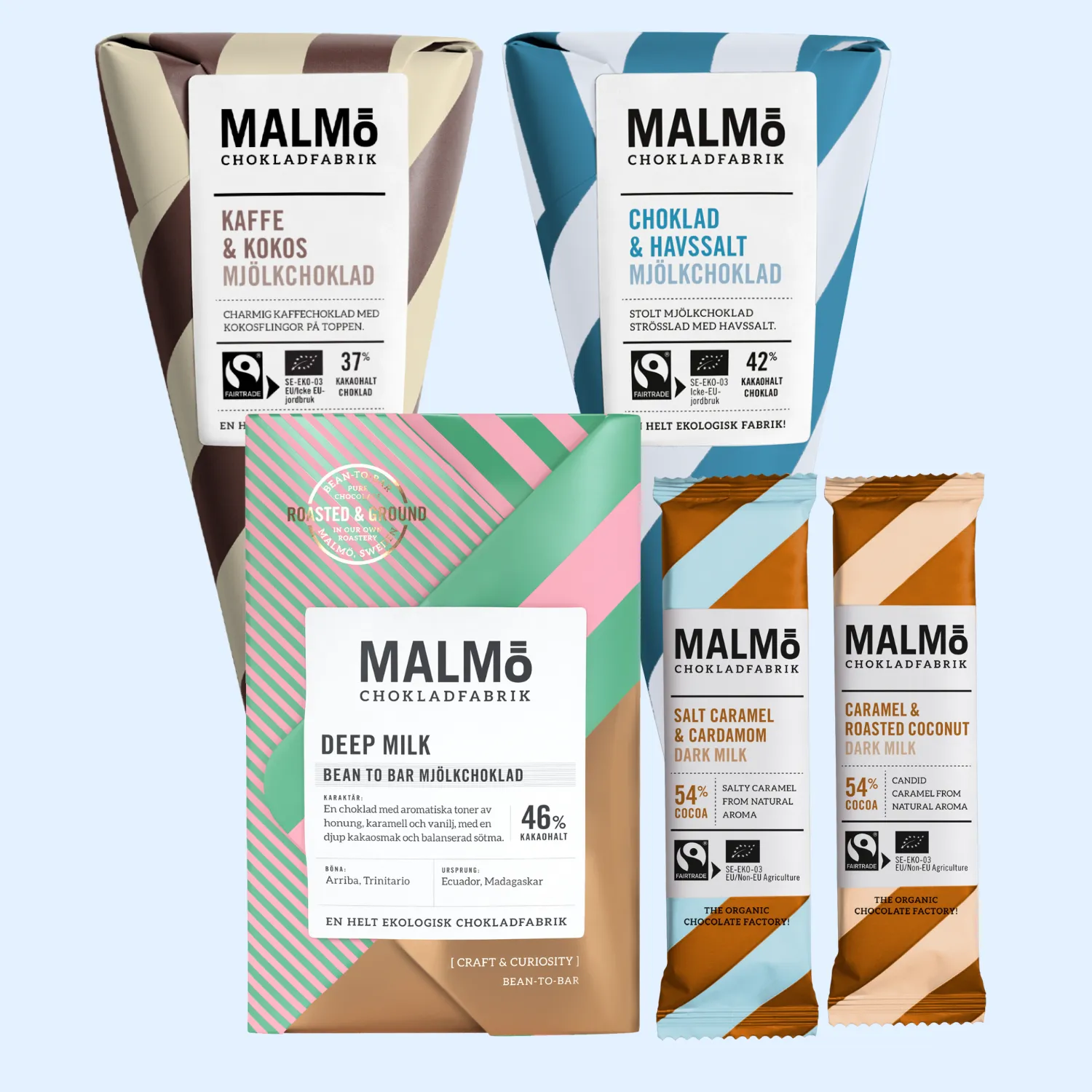 Malmö Chokladfabrik Lite av varje cadeauset mix 5 stuks