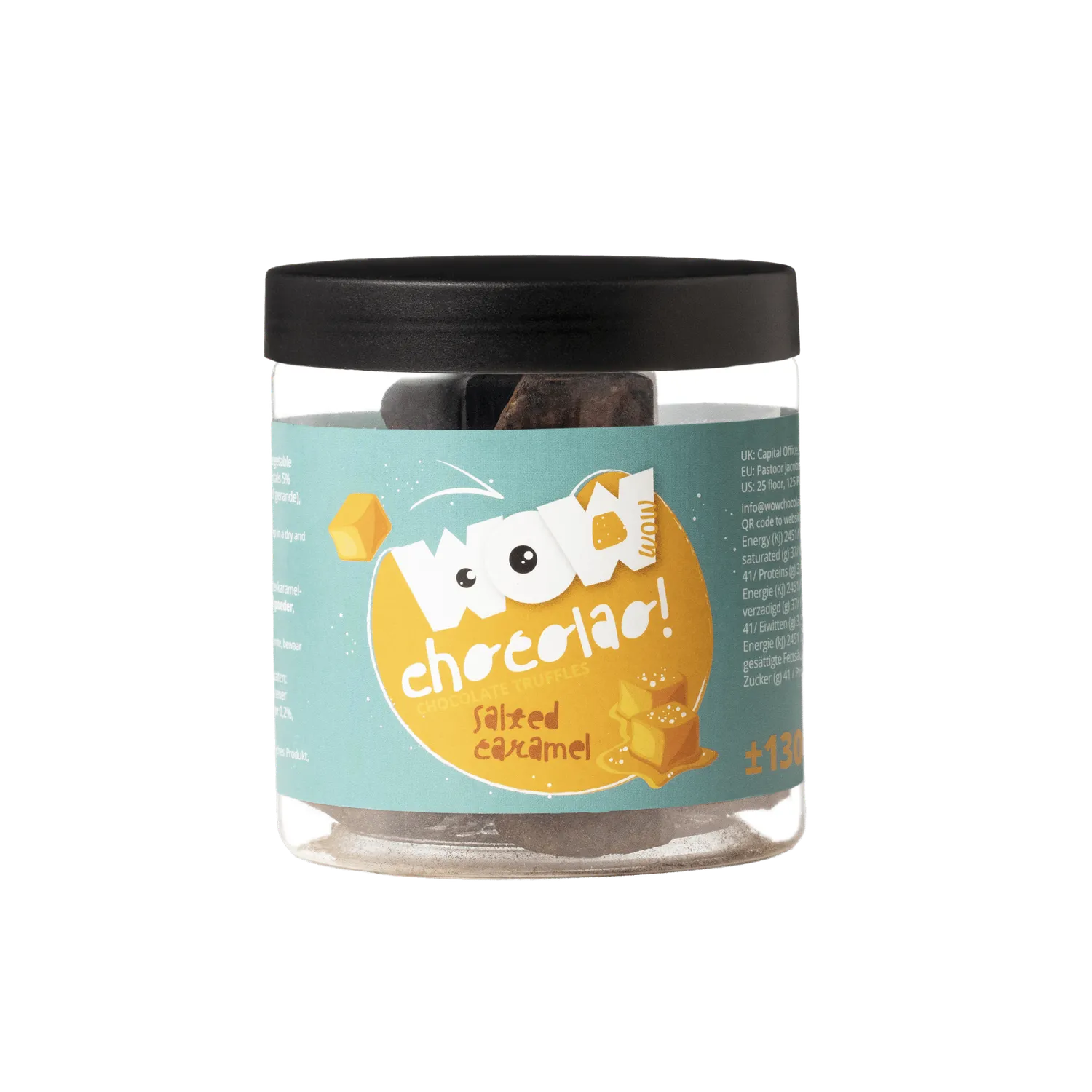 WOW Chocolao Karamel chocoladetruffels cadeaupot 130g