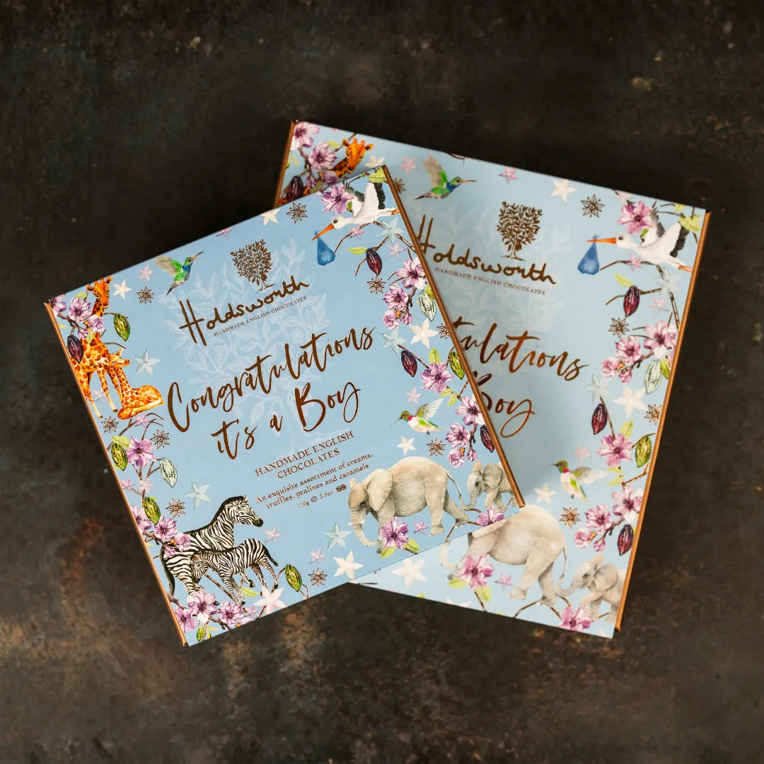 Holdsworth It’s a Boy chocolade cadeaudoos 110g assorti