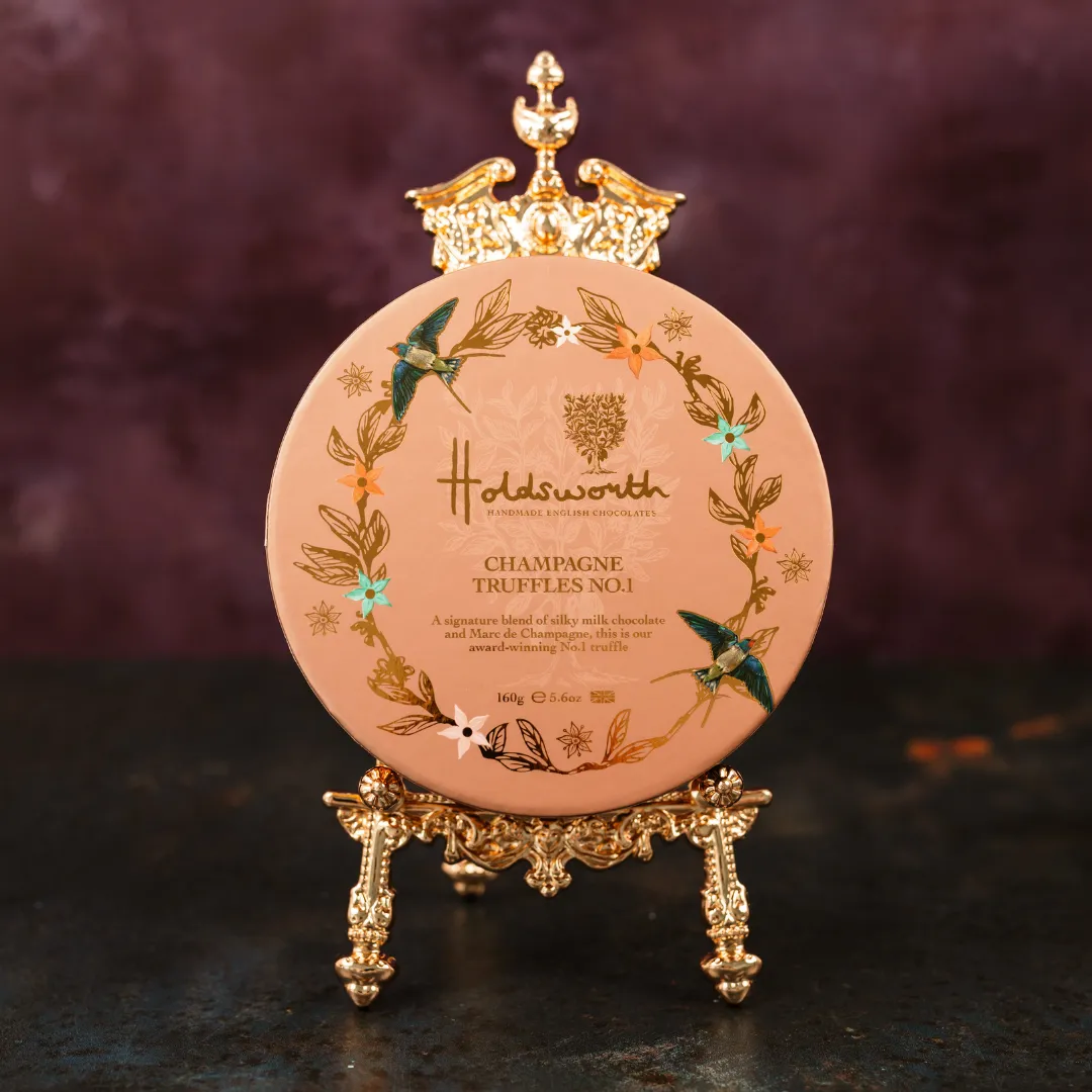 Holdsworth Champagne Chocoladetruffels 160g Melk