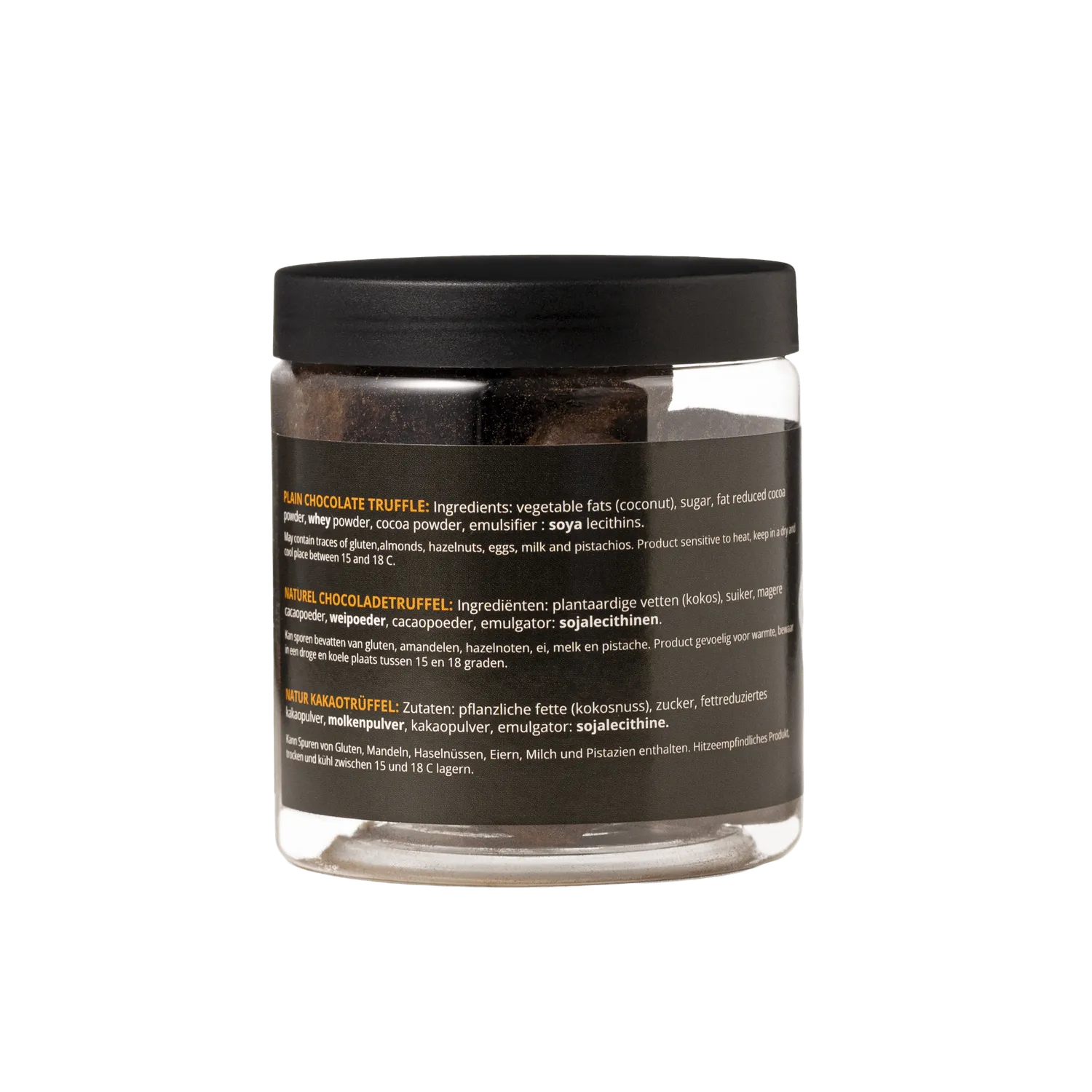 WOW Chocolao Halloween truffels pot 130g puur