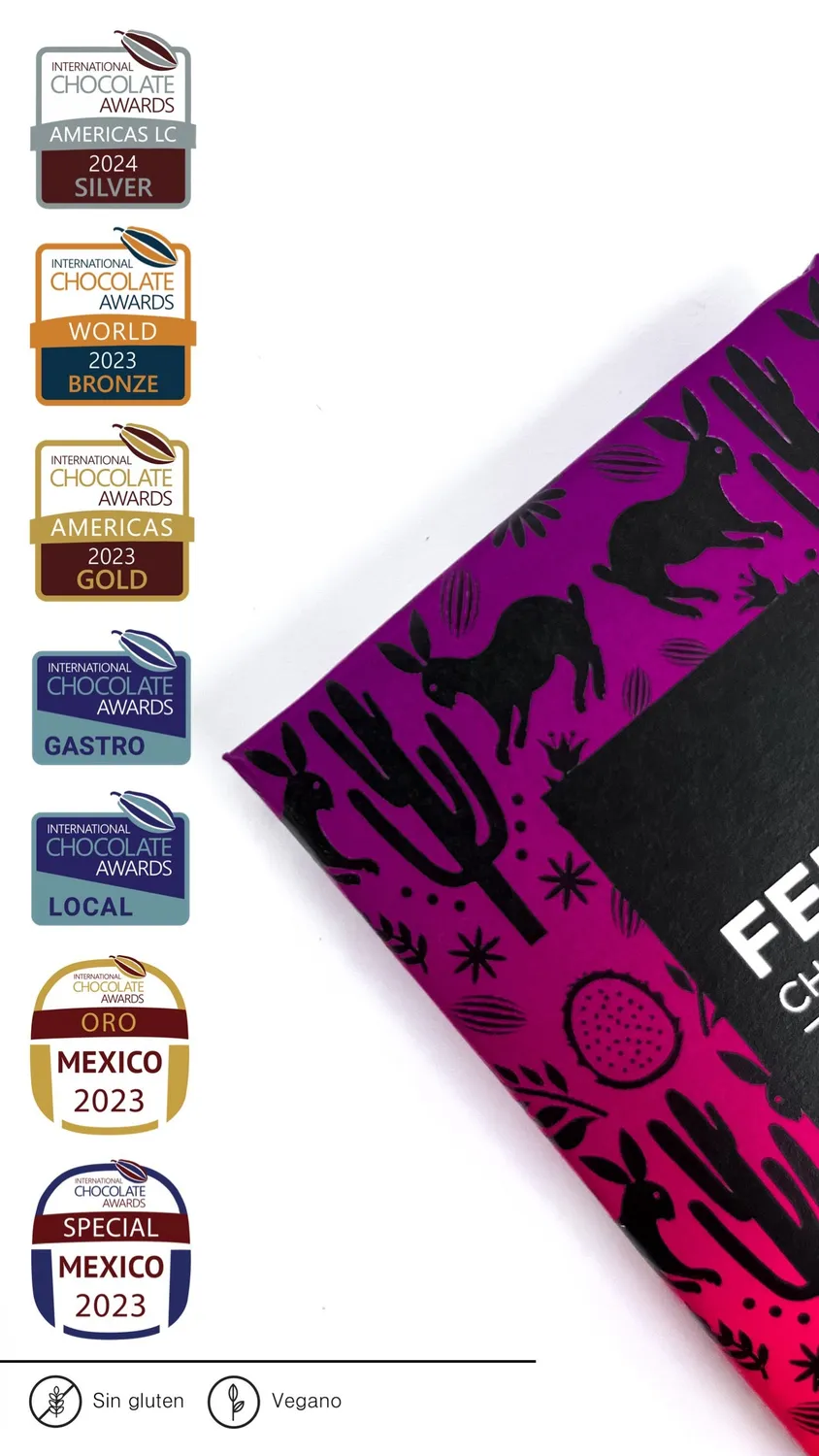 Feliu Chocolate Pitaya 58% reep puur 80g fruit