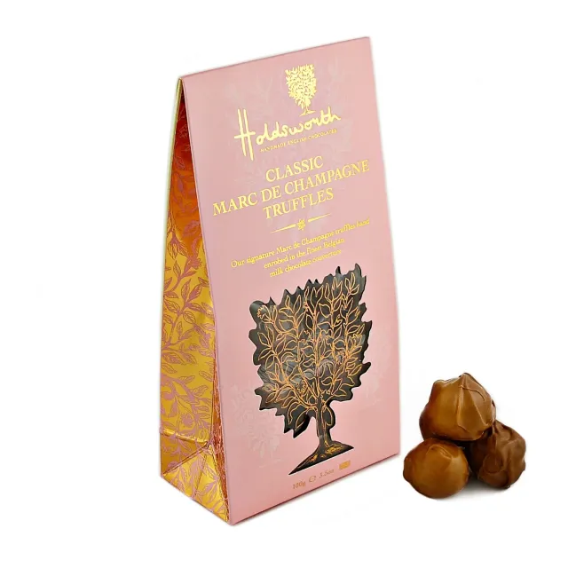 Holdsworth Classic Marc de Champagne truffels 85g melk