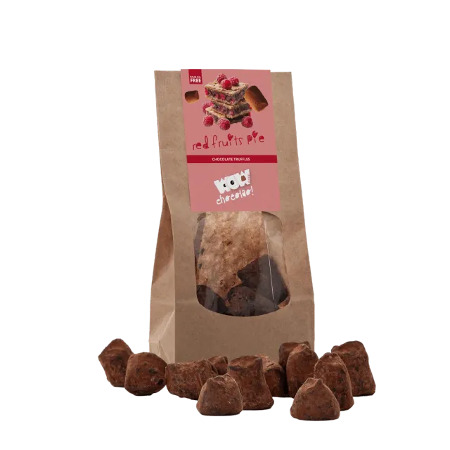 WOW Chocolao Framboos Cheesecake Truffels 130g fruitig
