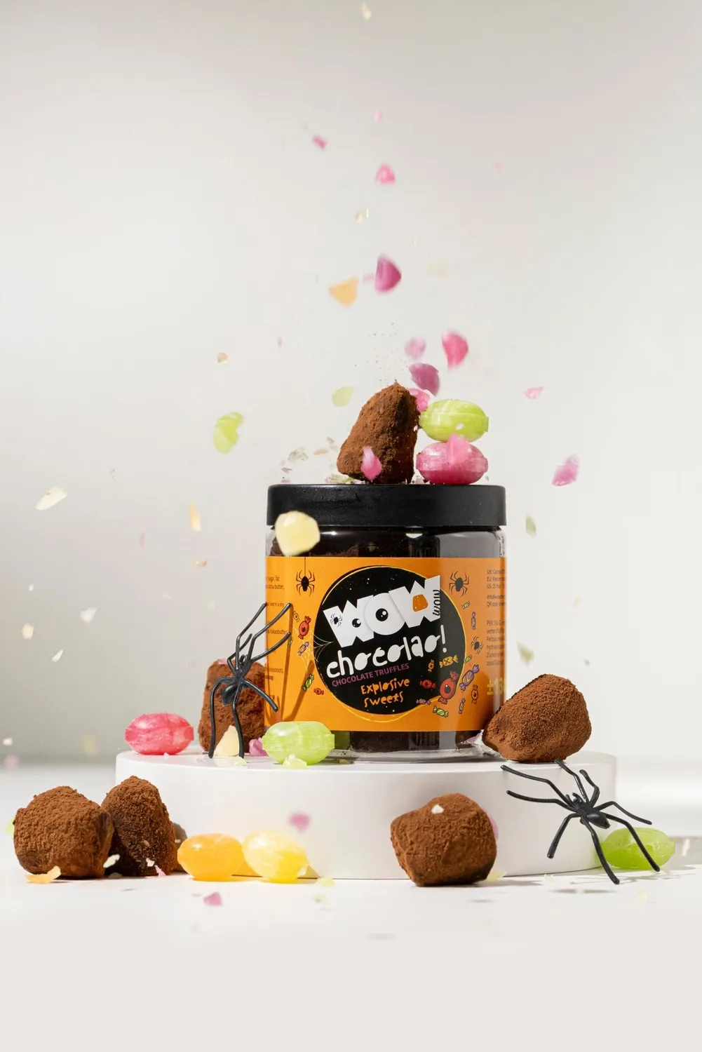 WOW Chocolao Exploding Sweets Halloween truffels cadeaupot 130g knetter