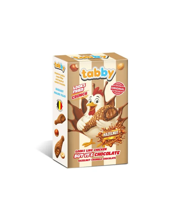 Tabby Drumstick hazelnoot chocolade 50g melk