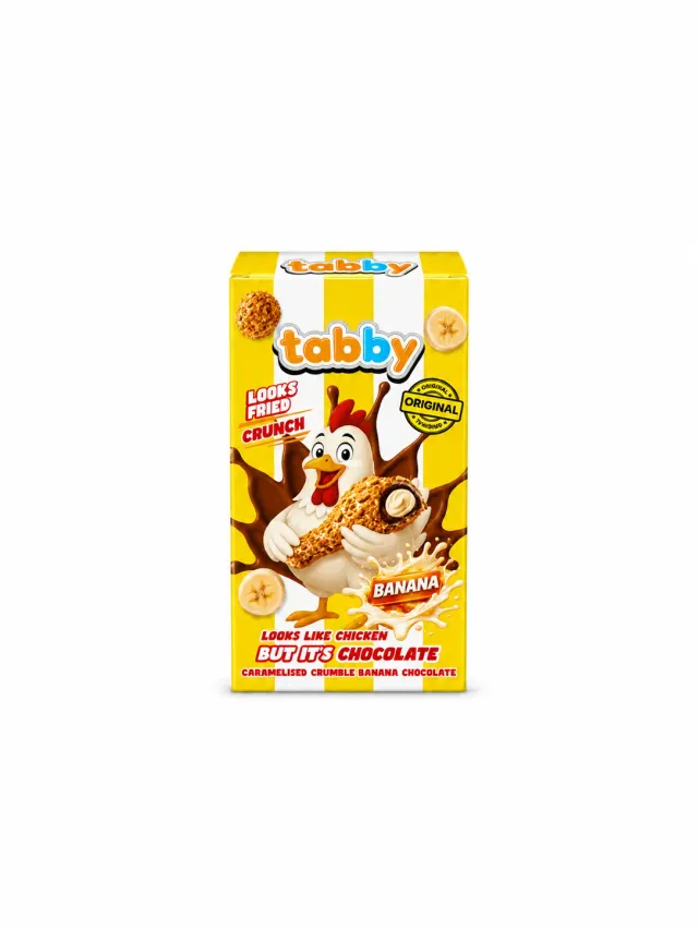 Tabby Drumstick banaan chocolade 50g